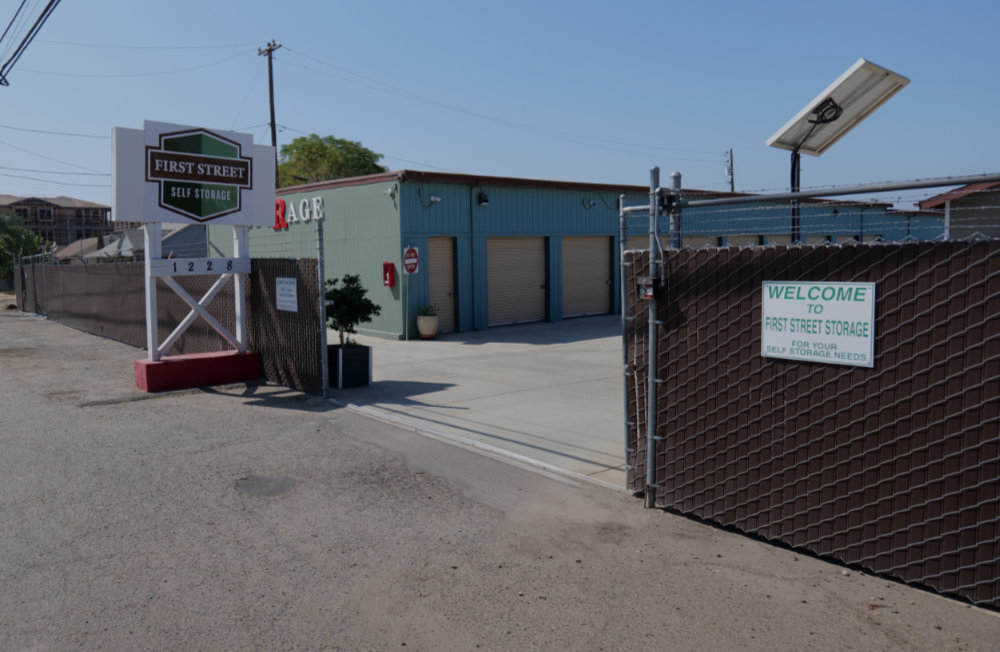 First Street Self Storage entrance